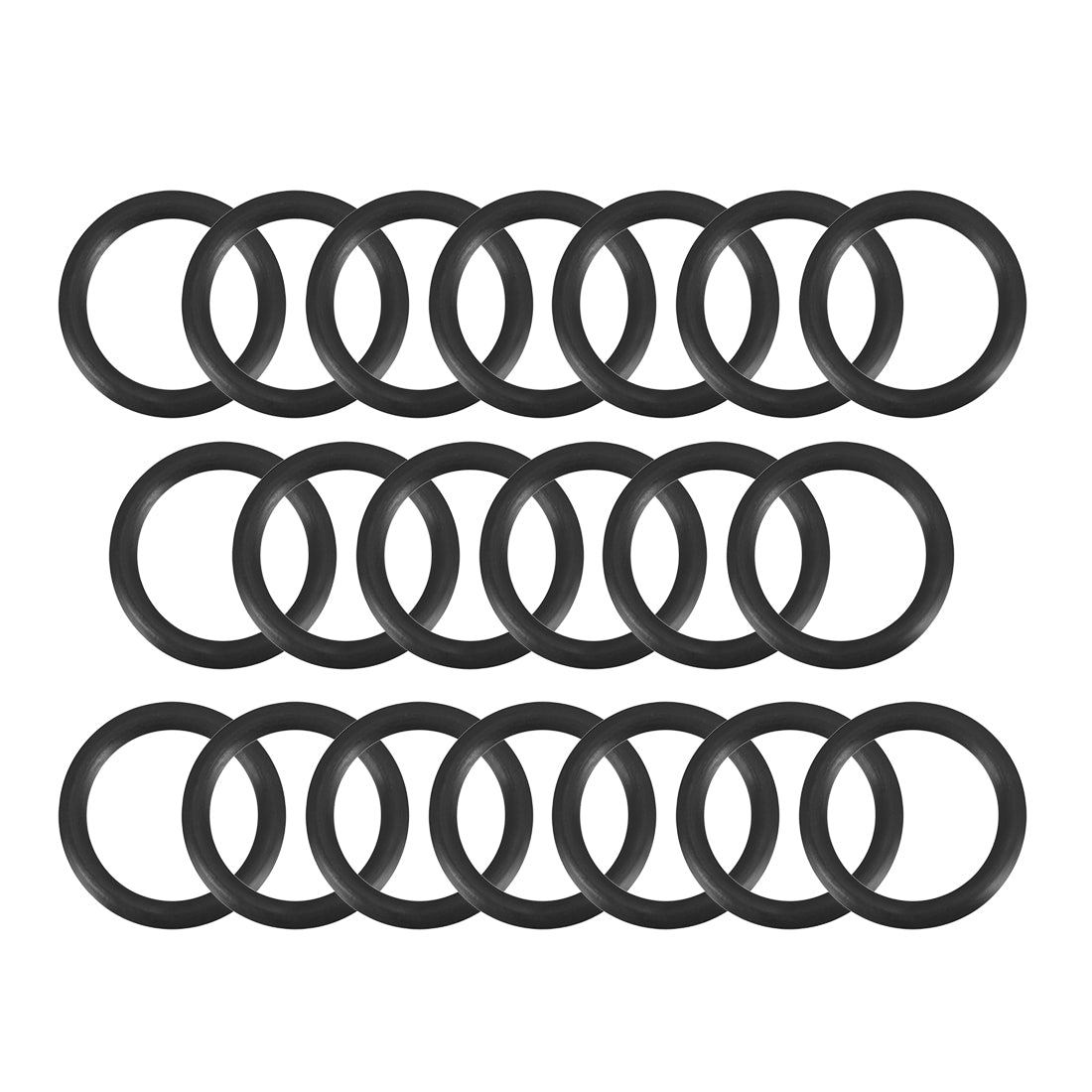Harfington O-Rings Nitrile Rubber Gasket, Width, 20 pcs