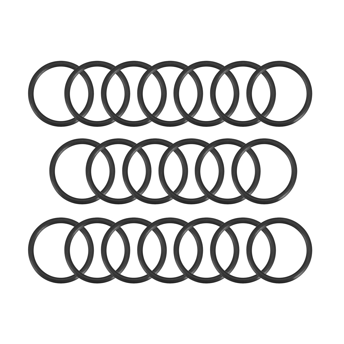 Harfington O-Rings Nitrile Rubber Gasket, Width, 20 pcs