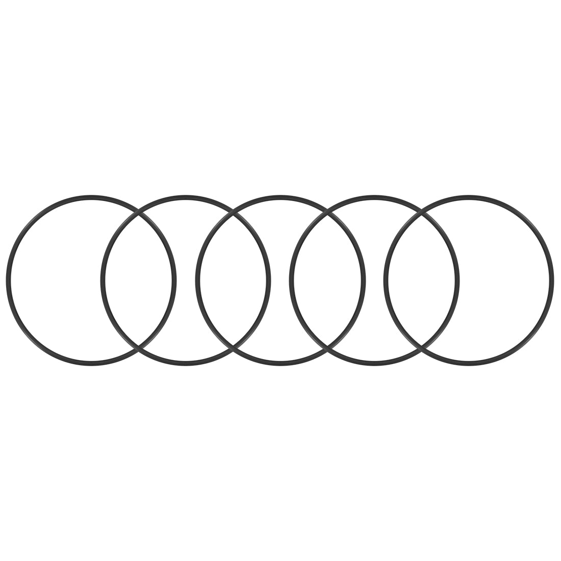 Harfington O-Rings Nitrile Rubber Round Seal Gasket 5 Pieces