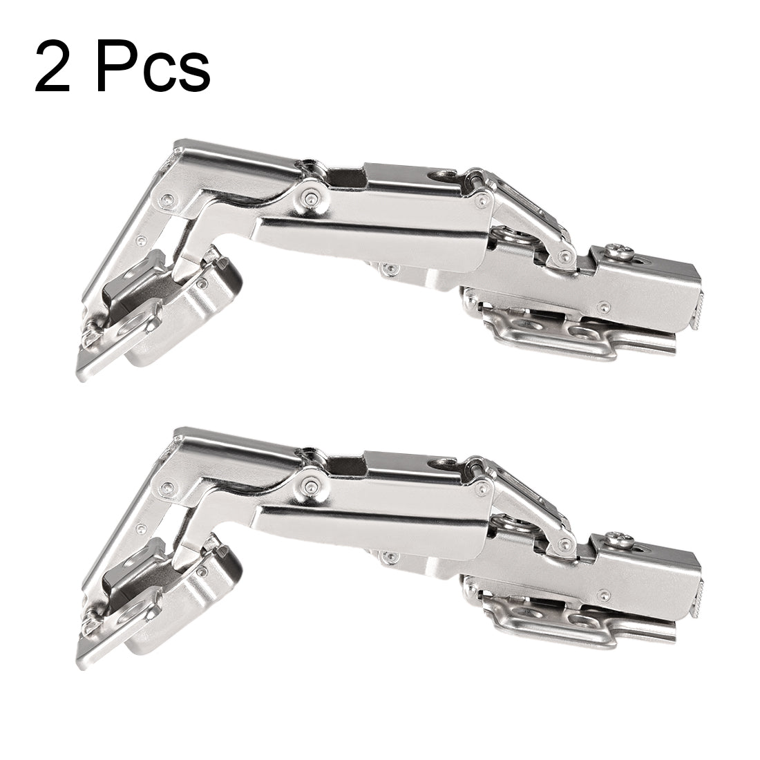 Harfington 175 Degree Hinges Face Frame Soft Closing Hydraulic Concealed Cabinet Hinge,2 Pcs (Half Overlay)