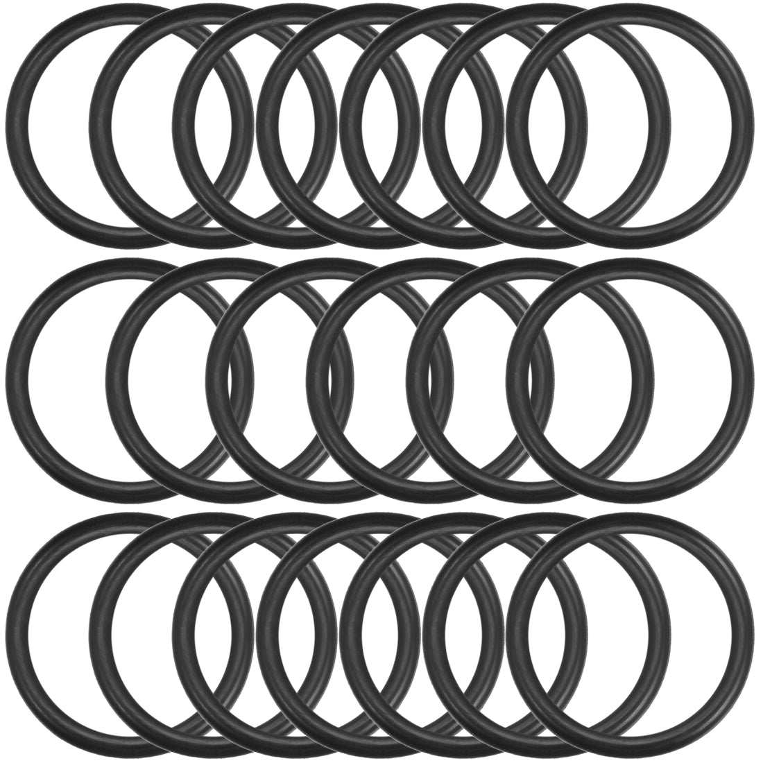 Harfington O-Rings Nitrile Rubber Gasket, Width, 20 pcs