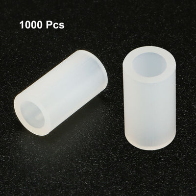 Harfington 1000pcs 3x5x9mm Nylon Straight Insulating Tube PCB  Pillar Standoff Spacer