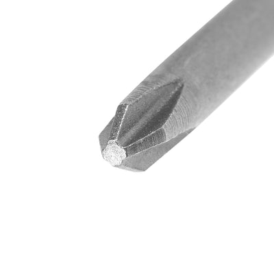 Harfington 5 Pcs 1/4 Shank 100mm Length 4mm Phillips PH1 Magnetic S2 Screwdriver Bits