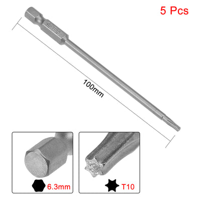 Harfington Magnetic Torx Screwdriver Bits Hex Shank S2 Power Tool