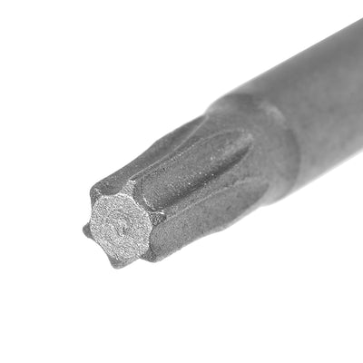 Harfington 10pcs 100mm Long 1/4" Hex Shank T20 Magnetic Torx Head Screwdriver Bits S2 High Alloy Steel