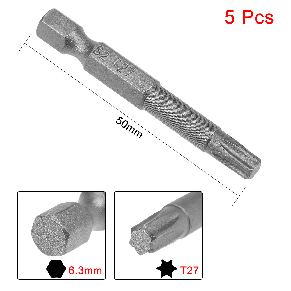 Harfington Magnetic Torx Screwdriver Bits, Hex Shank S2 Steel Power Tool