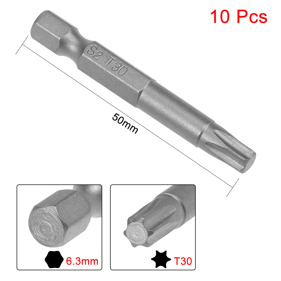 Harfington Magnetic Torx Screwdriver Bit, Hex Shank S2 Power Tool