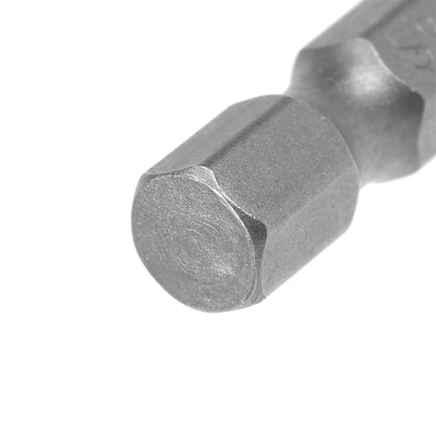 Harfington 5pcs 50mm Long 1/4" Hex Shank T6 Magnetic Torx Head Screwdriver Bits S2 High Alloy Steel