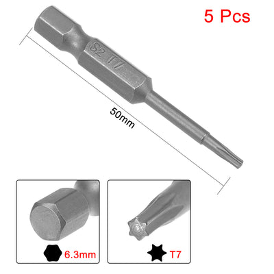 Harfington Magnetic Torx Screwdriver Bits, Hex Shank S2 Steel Power Tool