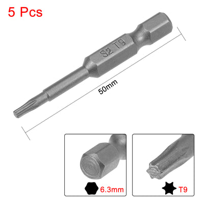Harfington Magnetic Torx Screwdriver Bits, Hex Shank S2 Steel Power Tool