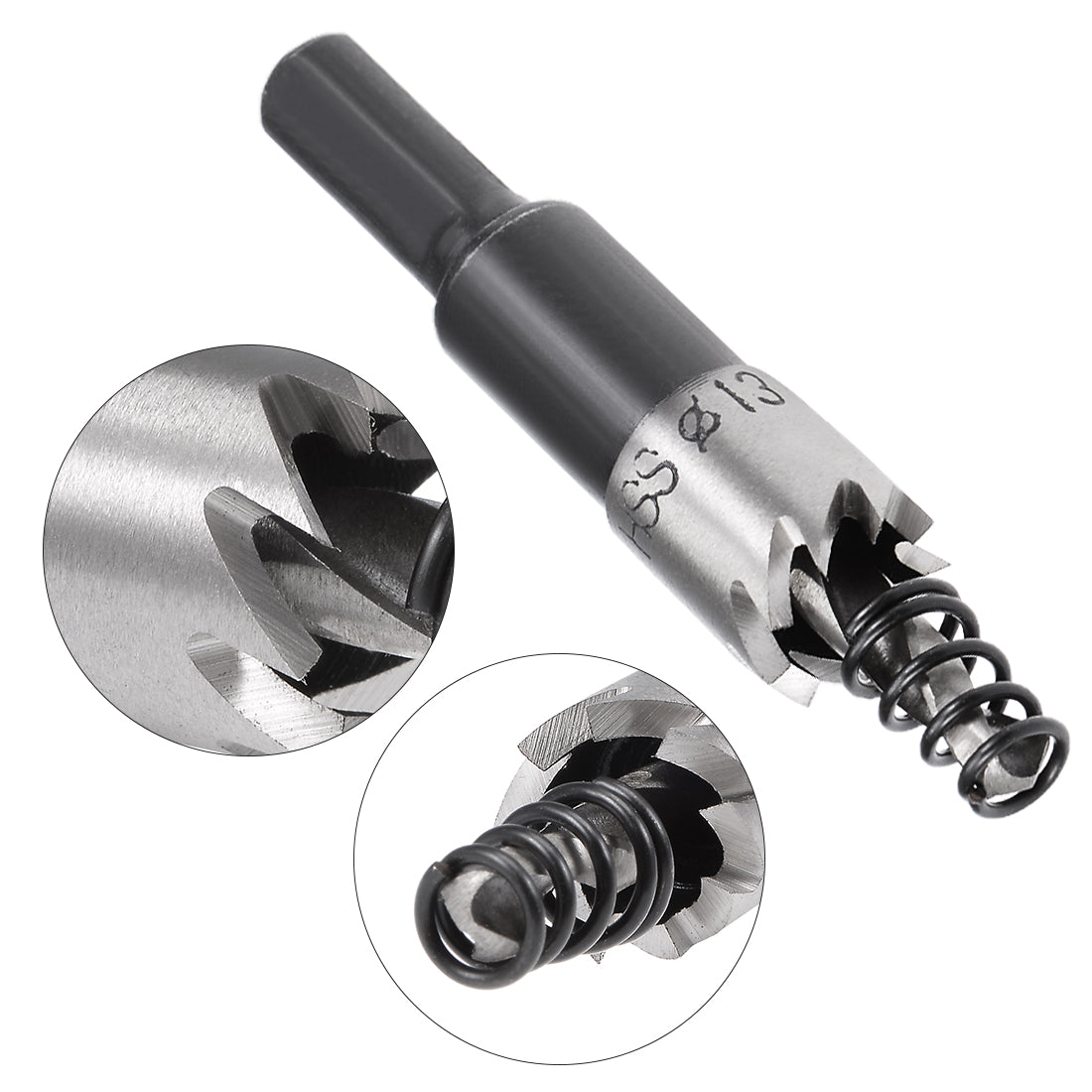 Harfington 13mm HSS Drill Bit Hole Saw Cutter for Metal Alloy Wood