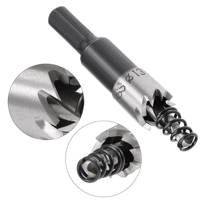 Harfington 13mm HSS Drill Bit Hole Saw Cutter for Metal Alloy Wood