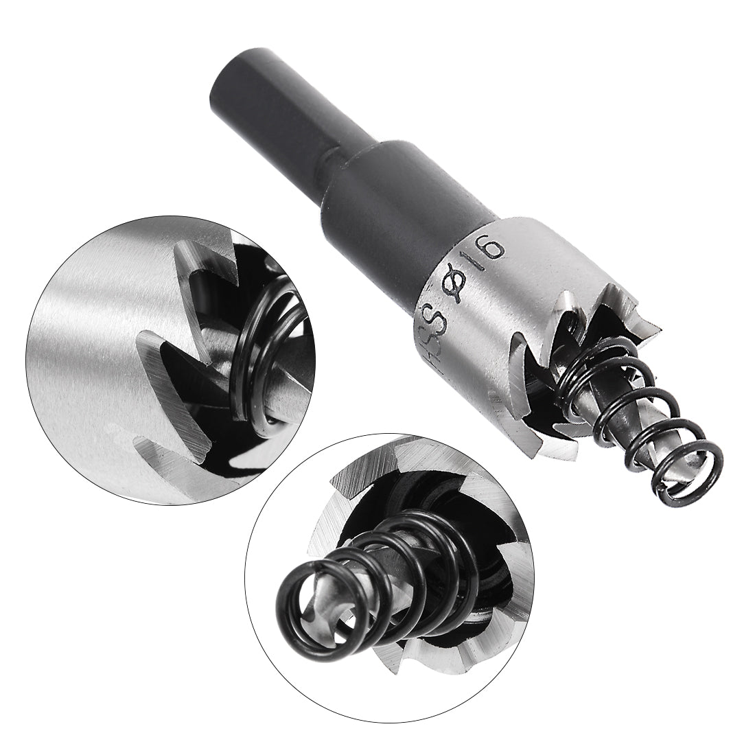 Harfington 16mm HSS Drill Bit Hole Saw Cutter for Metal Alloy Wood