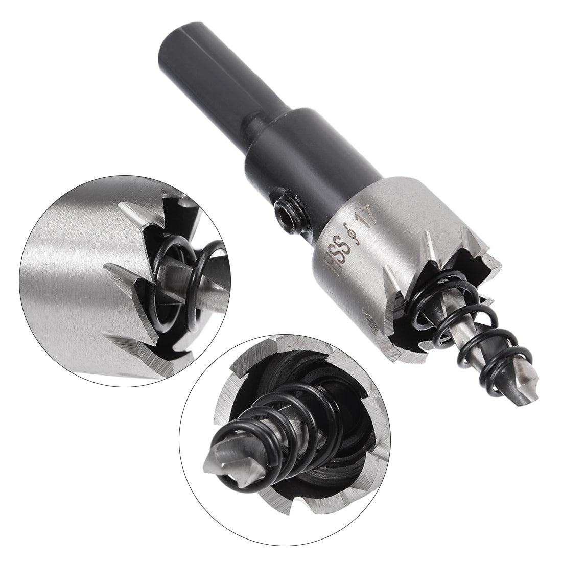 Harfington 12-20mm HSS Drill Bit Hole Saw Cutter for Metal Alloy Wood