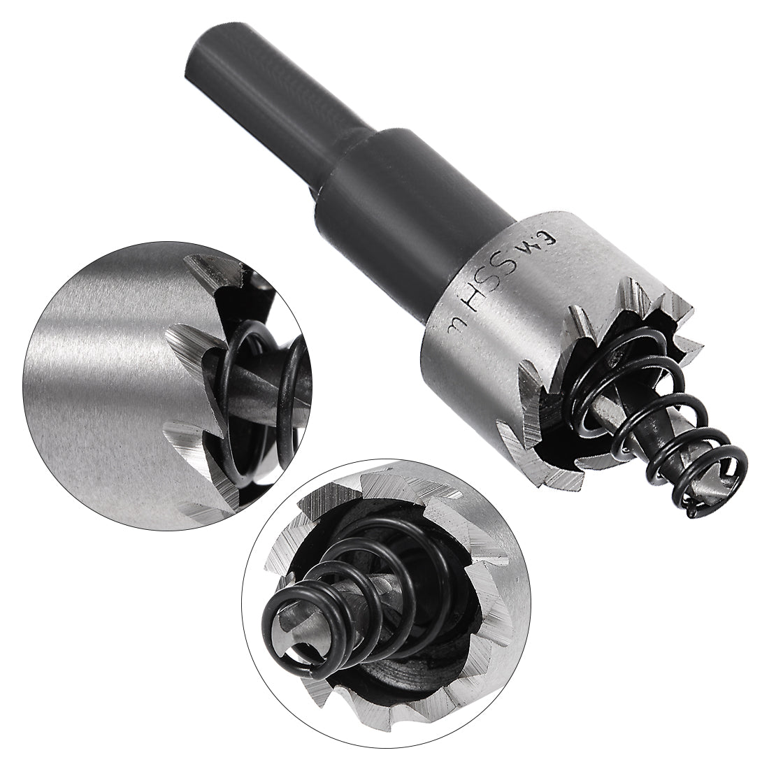 Harfington 19.5mm HSS Drill Bit Hole Saw Cutter for Metal Alloy Wood