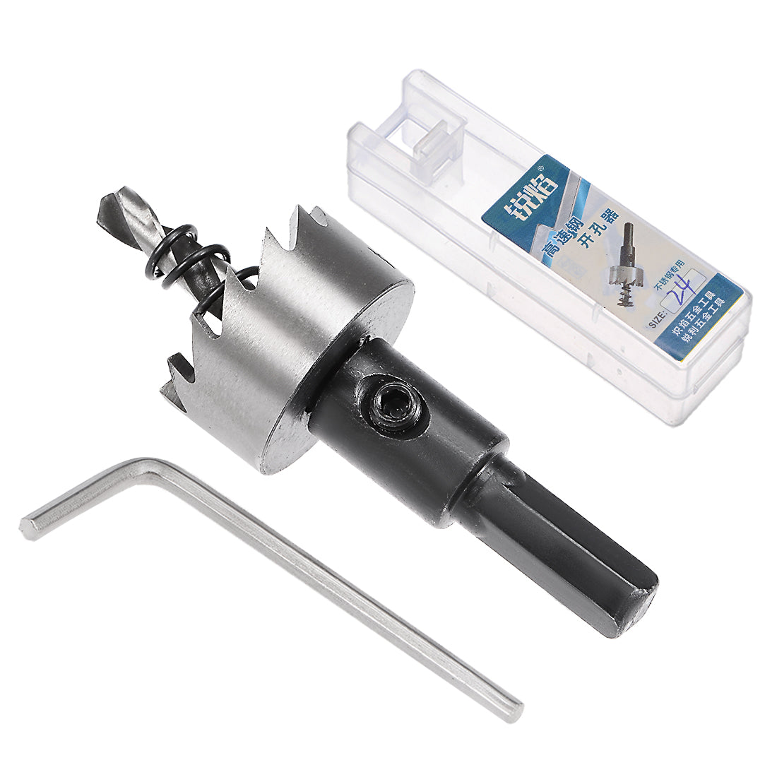 Harfington 24mm HSS Drill Bit Hole Saw Cutter for Metal Alloy Wood