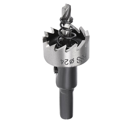 Harfington 24mm HSS Drill Bit Hole Saw Cutter for Metal Alloy Wood
