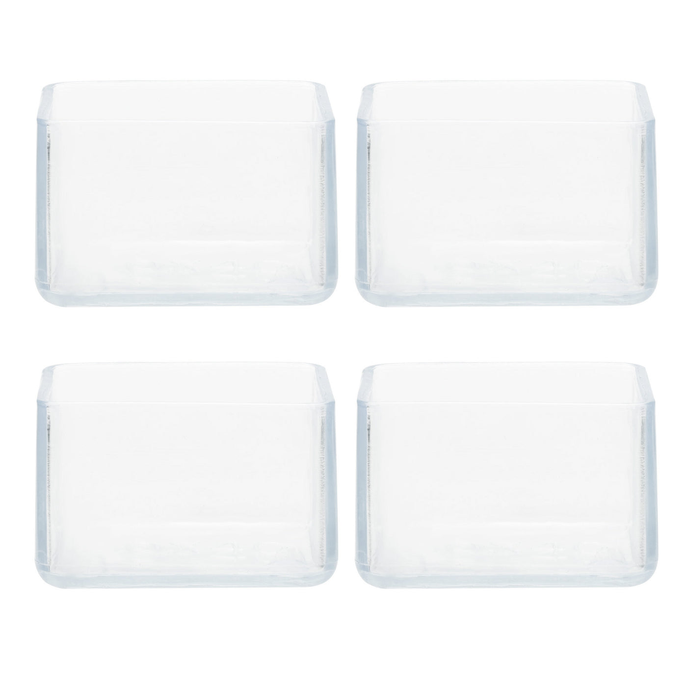 Harfington Clear PVC Chair Leg Caps End Pad Feet Cover Furniture Slider Floor Protector 4pcs Reduce Noise Anti Scratch