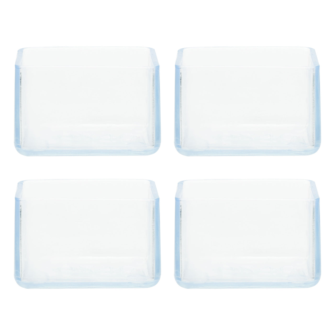 Harfington Clear PVC Chair Leg Caps End Pad Feet Cover Furniture Slider Floor Protector 4pcs Reduce Noise Anti Scratch