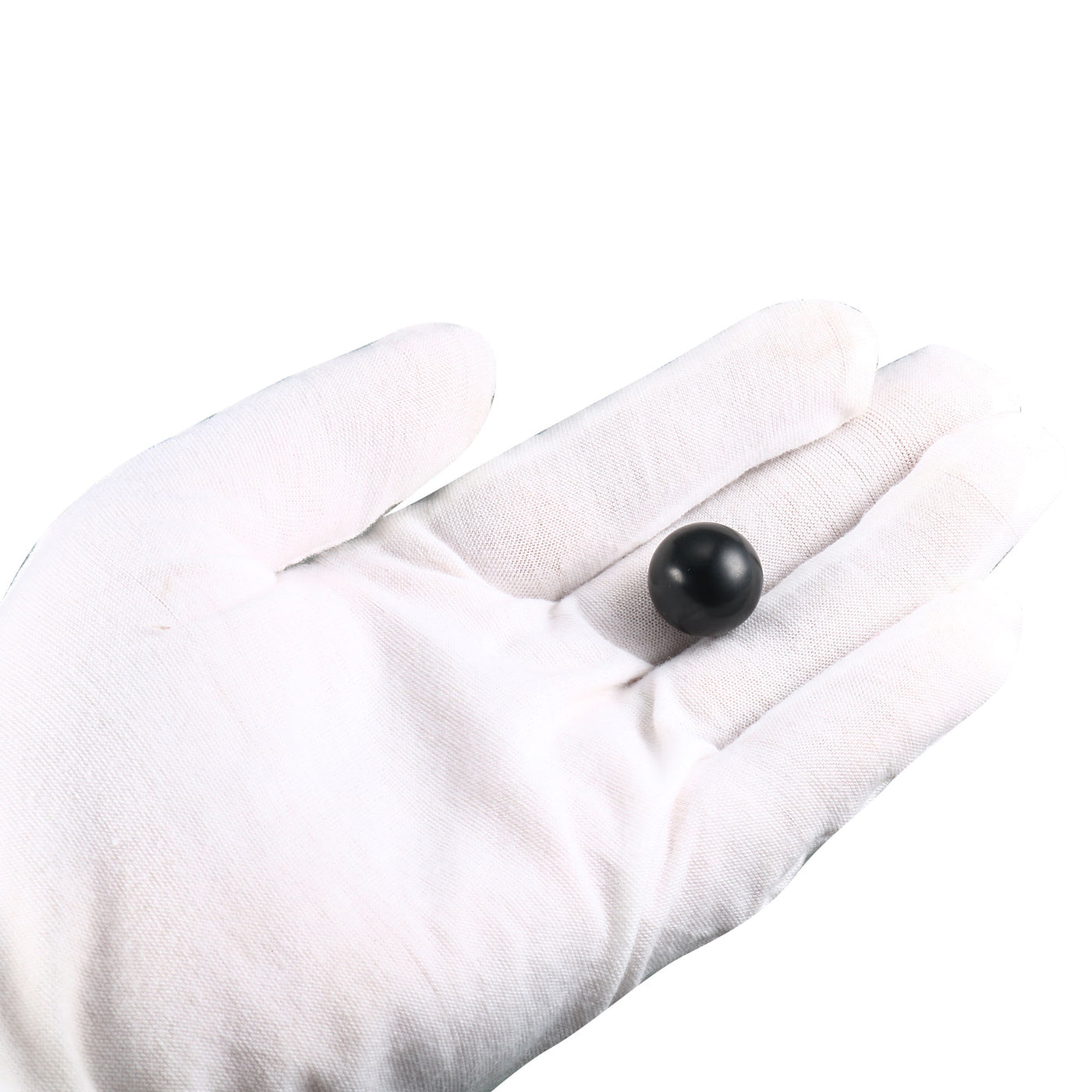 Harfington 10 Pcs Thermoset Ball Knob Female Thread Machine Handle Smooth Rim Black