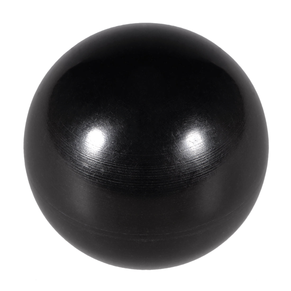 Harfington 30 Pcs Thermoset Ball Knob Female Thread Machine Handle Smooth Rim Black