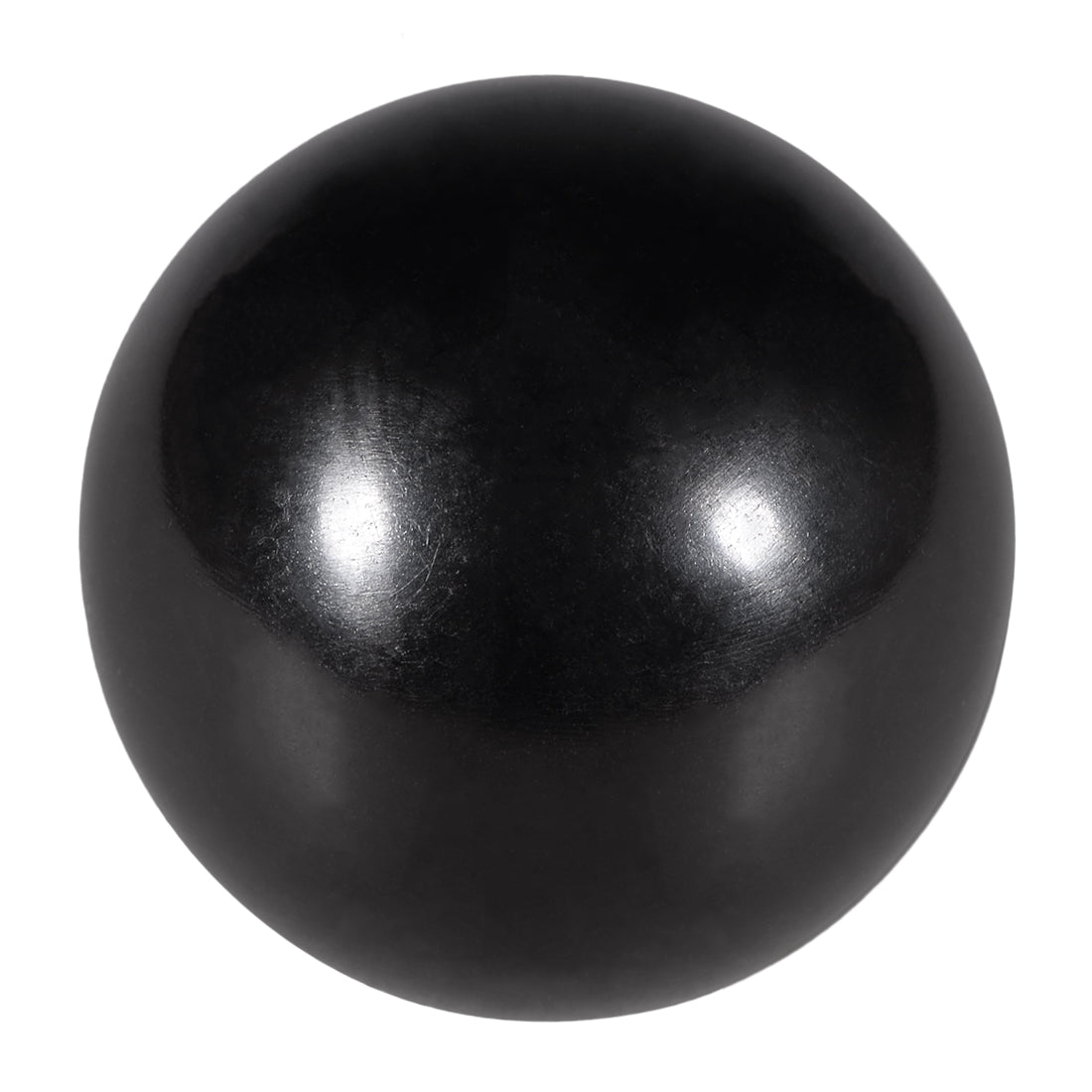 Harfington 10 Pcs Thermoset Ball Knob Female Thread Machine Handle Smooth Rim Black