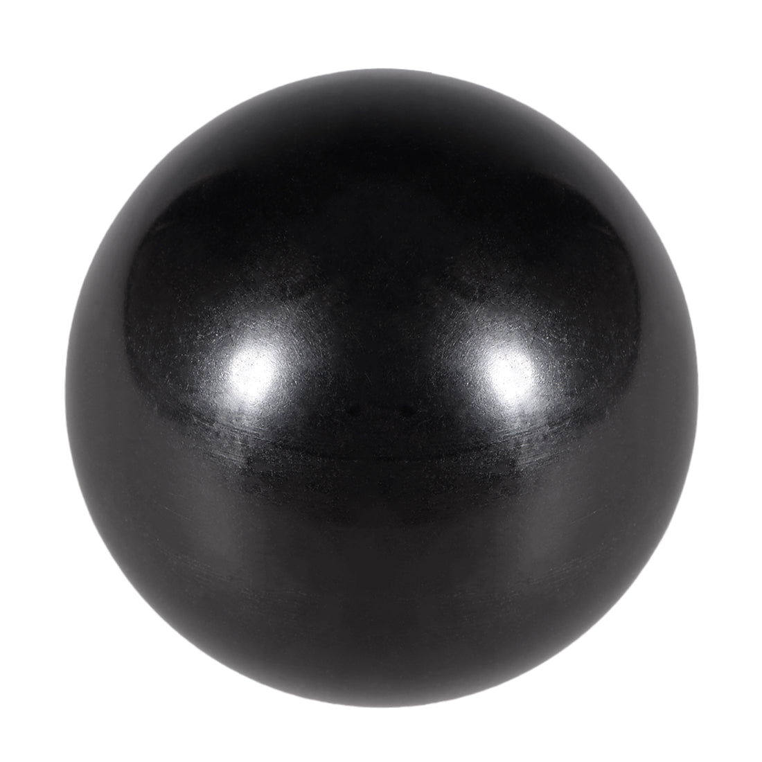 Harfington 10 Pcs Thermoset Ball Knob Female Thread Machine Handle Smooth Rim Black