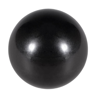 Harfington 10 Pcs Thermoset Ball Knob Female Thread Machine Handle Smooth Rim Black