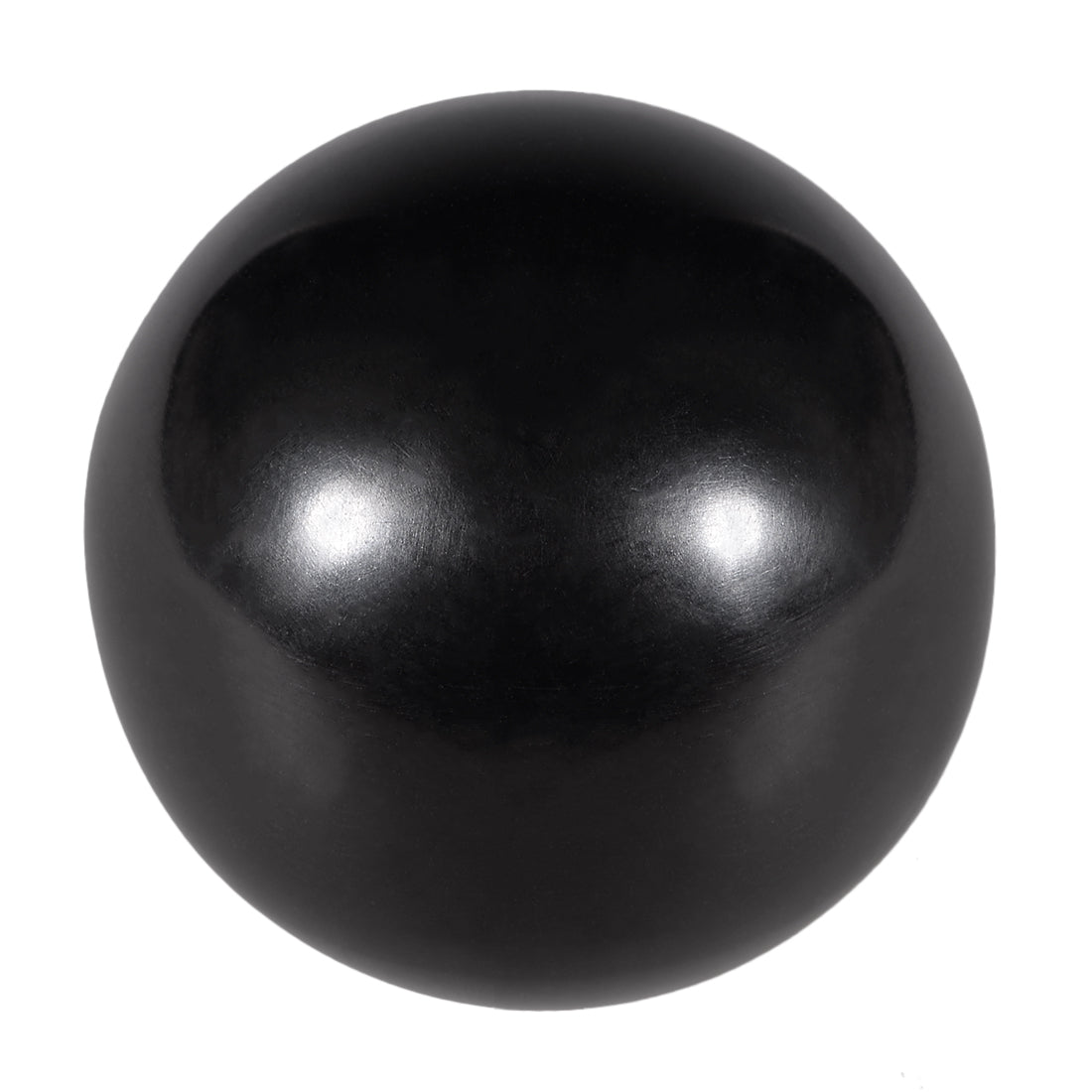Harfington 5 Pcs Thermoset Ball Knob M6 Female Thread Machine Handle 25mm Diameter Smooth Rim Black