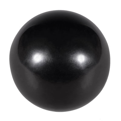 Harfington 5 Pcs Thermoset Ball Knob M6 Female Thread Machine Handle 25mm Diameter Smooth Rim Black