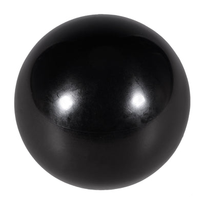 Harfington 10 Pcs Thermoset Ball Knob Female Thread Machine Handle Smooth Rim Black