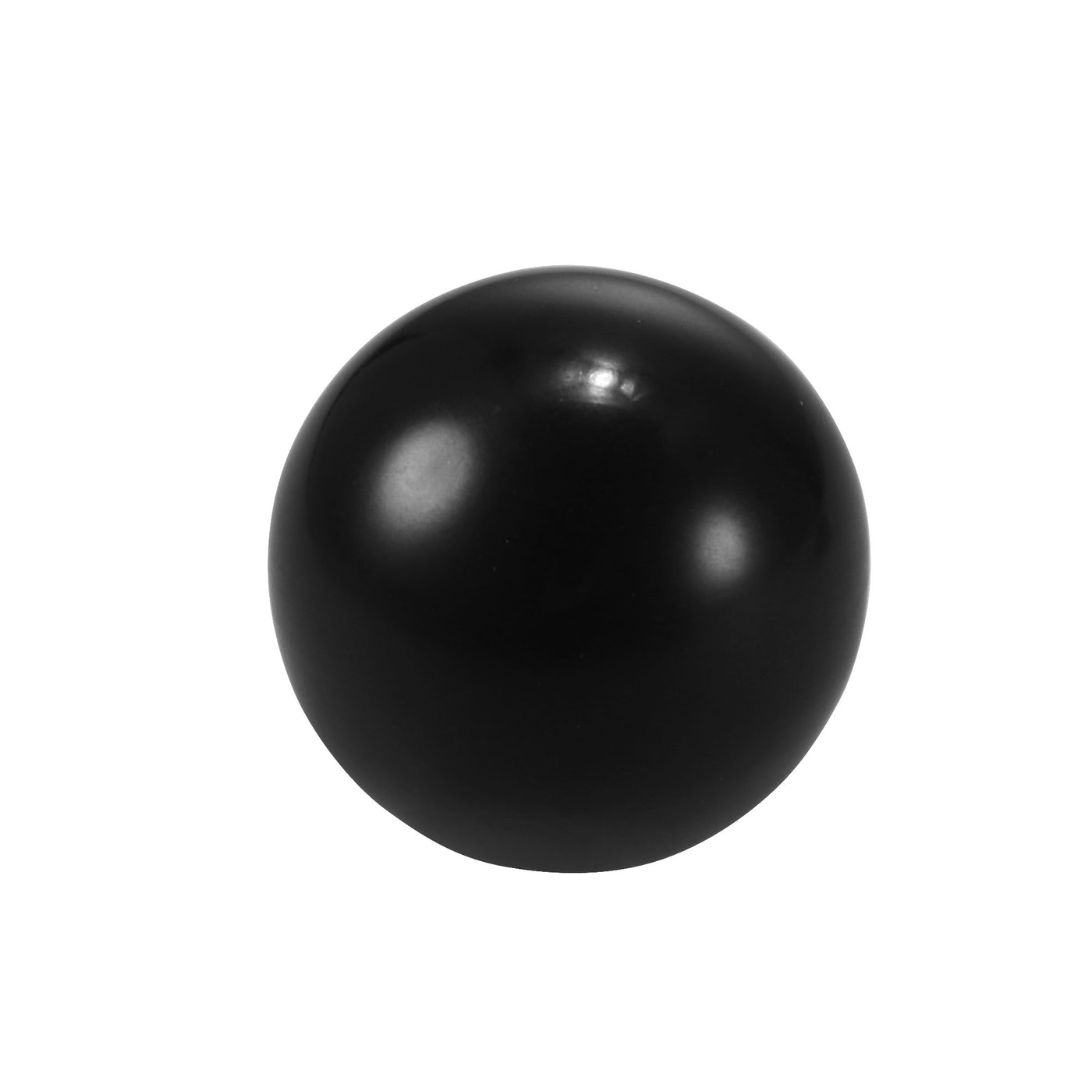 Harfington 30 Pcs Thermoset Ball Knob Female Thread Machine Handle Smooth Rim Black