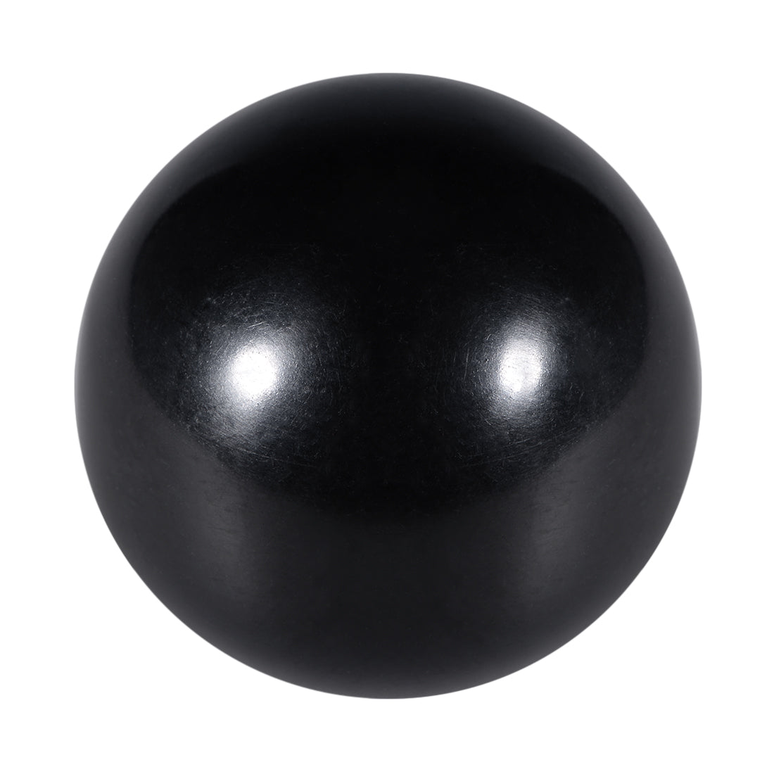 Harfington 10 Pcs Thermoset Ball Knob Female Thread Machine Handle Smooth Rim Black