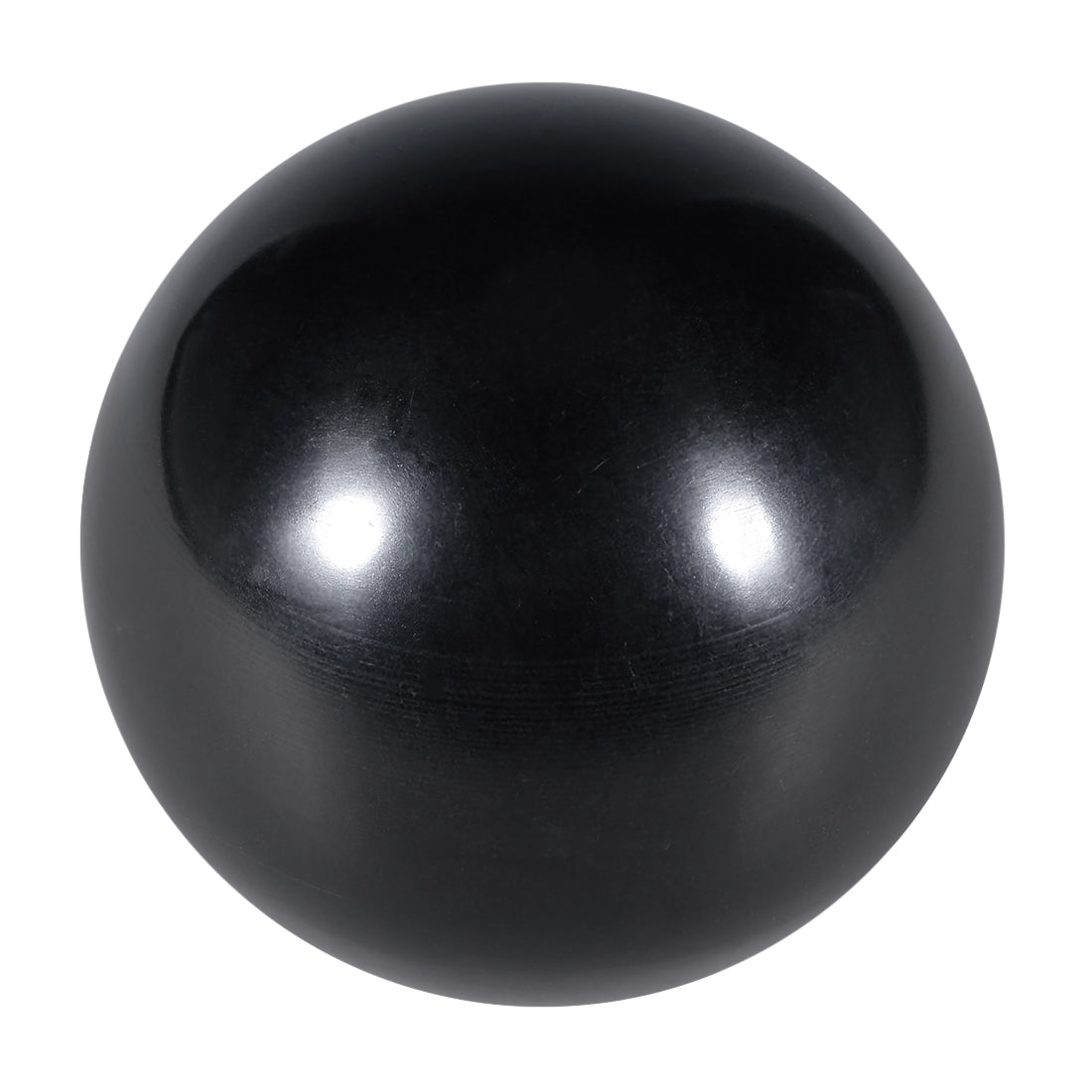 Harfington 10 Pcs Thermoset Ball Knob Female Thread Machine Handle Smooth Rim Black