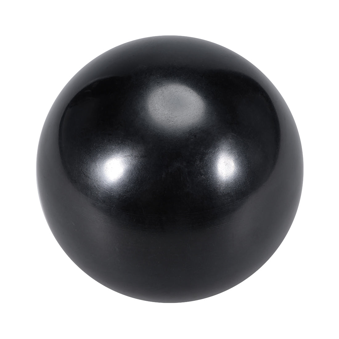 Harfington 2 Pcs Thermoset Ball Knob Female Thread Machine Handle Smooth Rim Black
