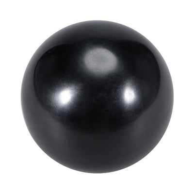 Harfington 2 Pcs Thermoset Ball Knob Female Thread Machine Handle Smooth Rim Black