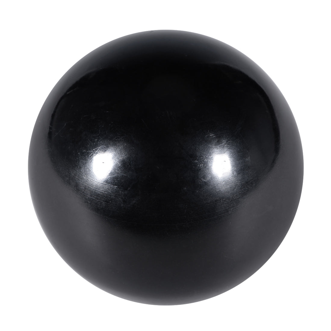 Harfington 10 Pcs Thermoset Ball Knob Female Thread Machine Handle Smooth Rim Black
