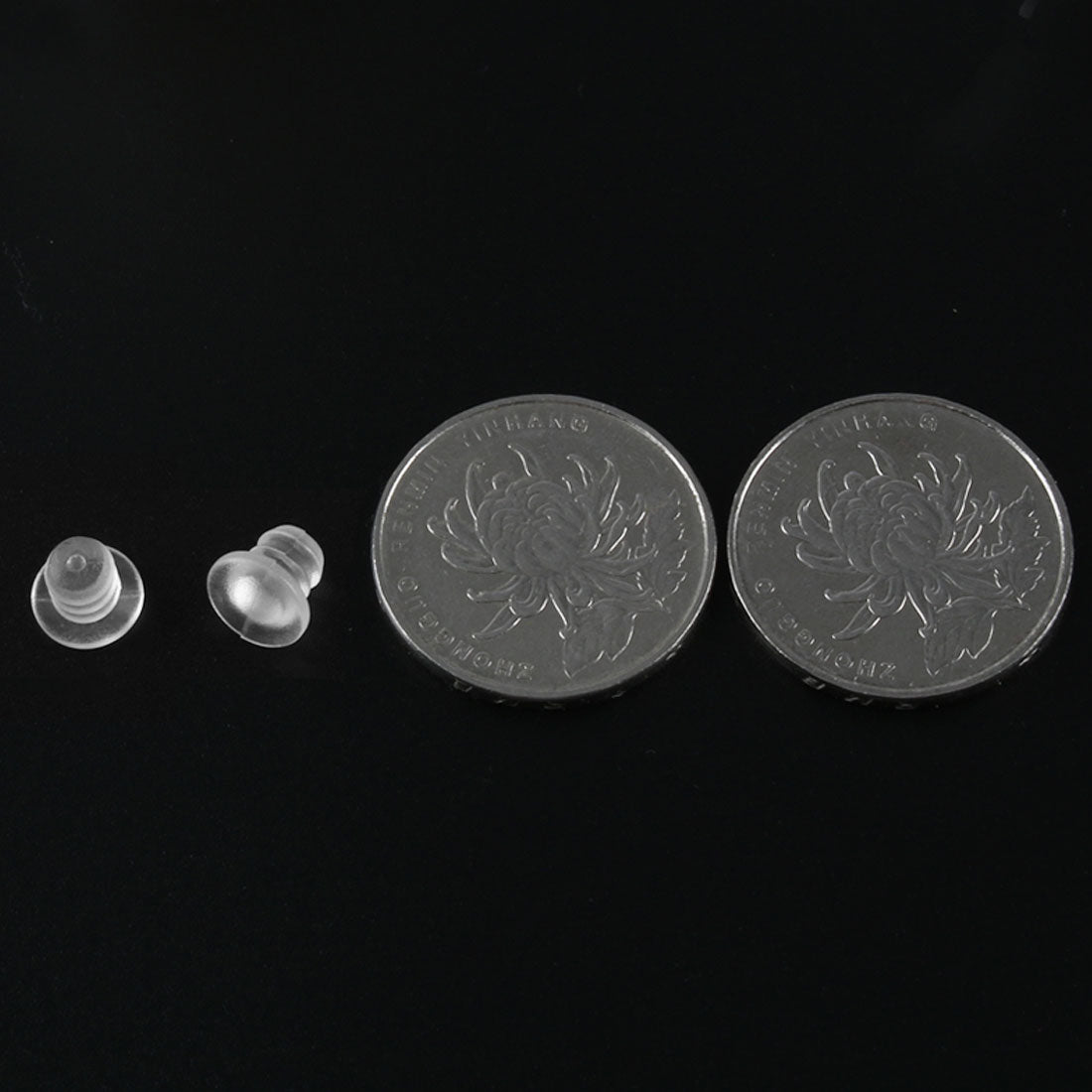 Harfington 16pcs 5mm Soft Clear Stem Bumpers Glide, Patio Outdoor Furniture Glass Table Top Anti-collision Embedded