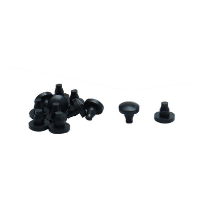 Harfington 12pcs 7mm Stem Bumpers Glide, Patio Outdoor Furniture Glass Table Top Anti-collision Embedded