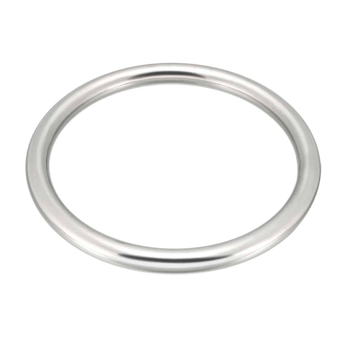 Harfington Multi-Purpose 304 Stainless Steel O Ring Buckle Welded 120mm x 100mm x 10mm for Hardware Bag Ring Hand DIY Accessory