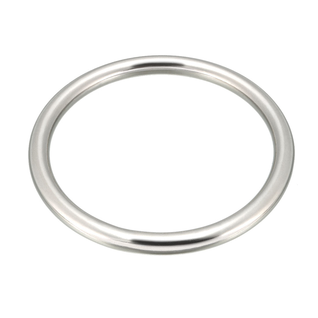Harfington Multi-Purpose Metal O Ring Buckle Welded 96mm x 80mm x 8mm for Hardware Bag Ring Hand DIY Accessory