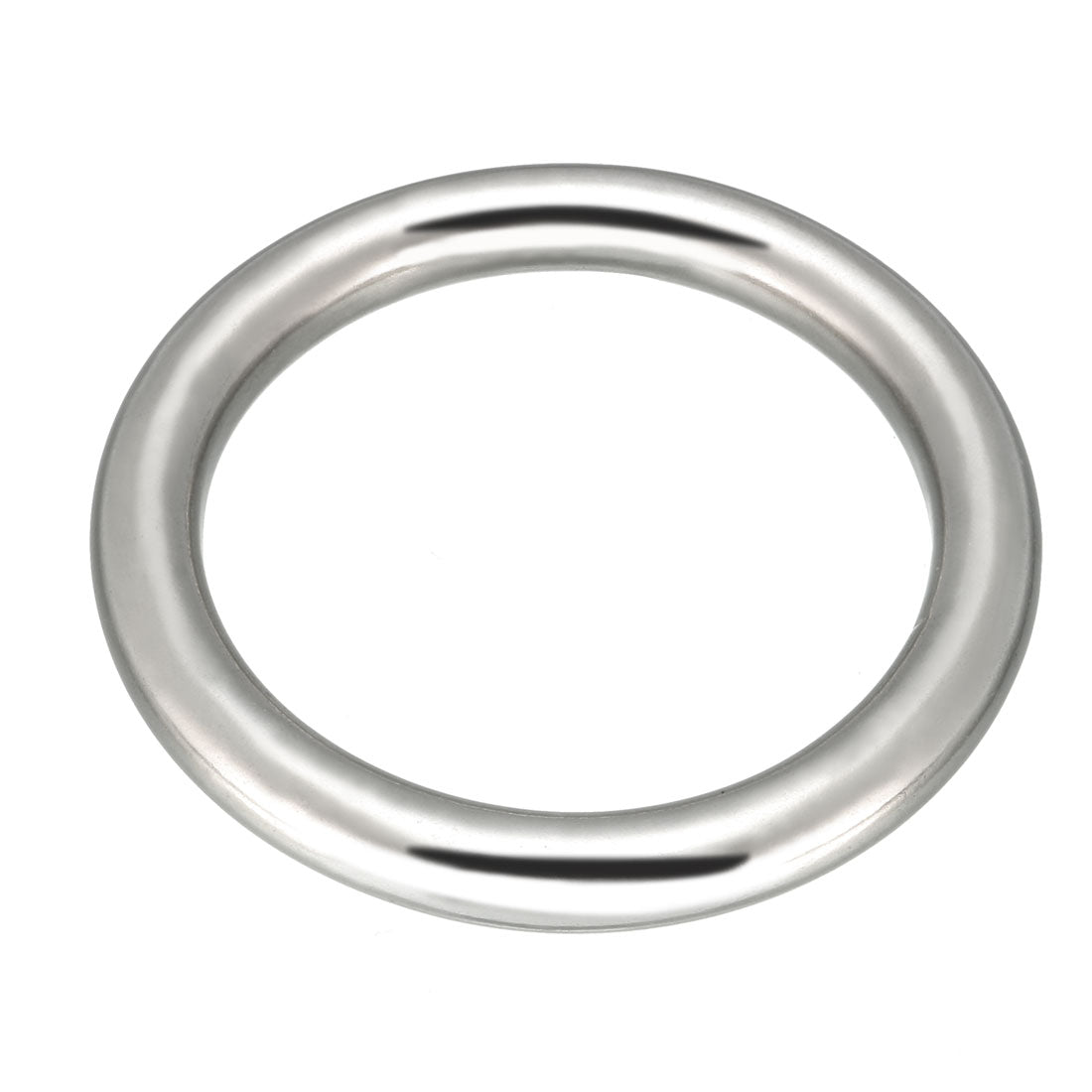 Harfington Multi-Purpose Metal O Ring Buckle Welded 66mm x 50mm x 8mm for Hardware Bag Ring Hand DIY Accessory