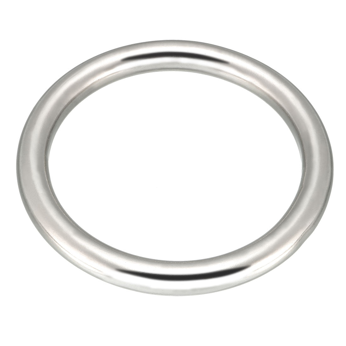 Harfington Multi-Purpose Metal O Ring Buckle Welded 76mm x 60mm x 8mm for Hardware Bag Ring Hand DIY Accessory