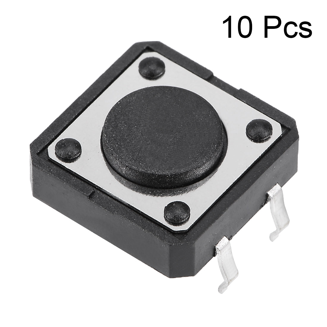 Harfington 12x12x4.3mm Panel Mini/Micro/Small PCB Momentary Tactile Tact Push Button Switch DIP 10PCS