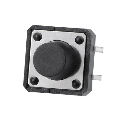 Harfington 12x12x8mm Panel Mini/Micro/Small PCB Momentary Tactile Tact Push Button Switch DIP 50PCS