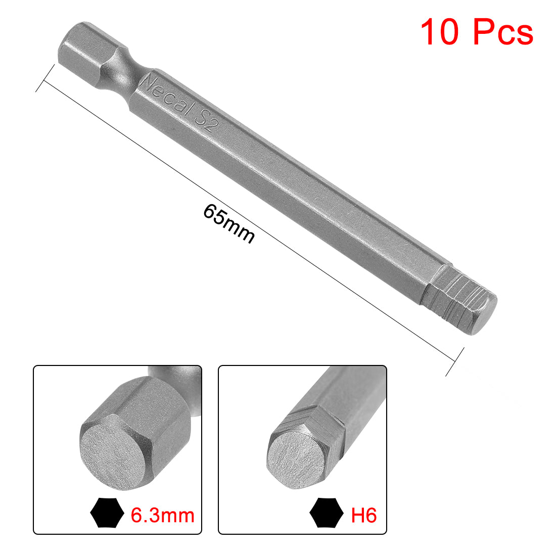 Harfington Magnetic Hex Head Screwdriver Bits, Hex Shank S2 Power Tools