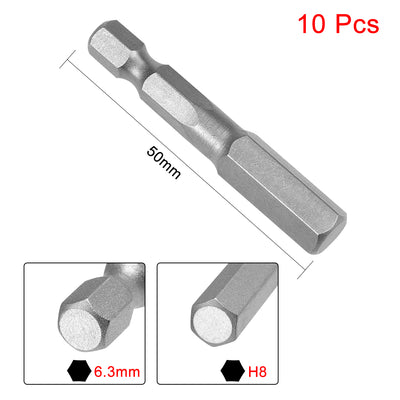 Harfington Magnetic Hex Head Screwdriver Bits, Hex Shank S2 Power Tools