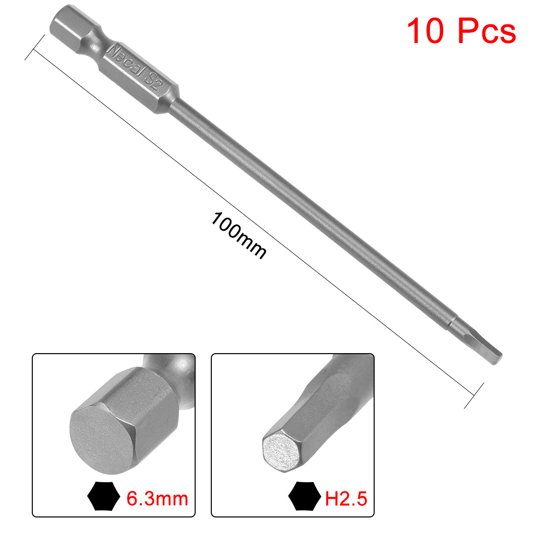 Harfington Magnetic Hex Head Screwdriver Bits, Hex Shank S2 Power Tools