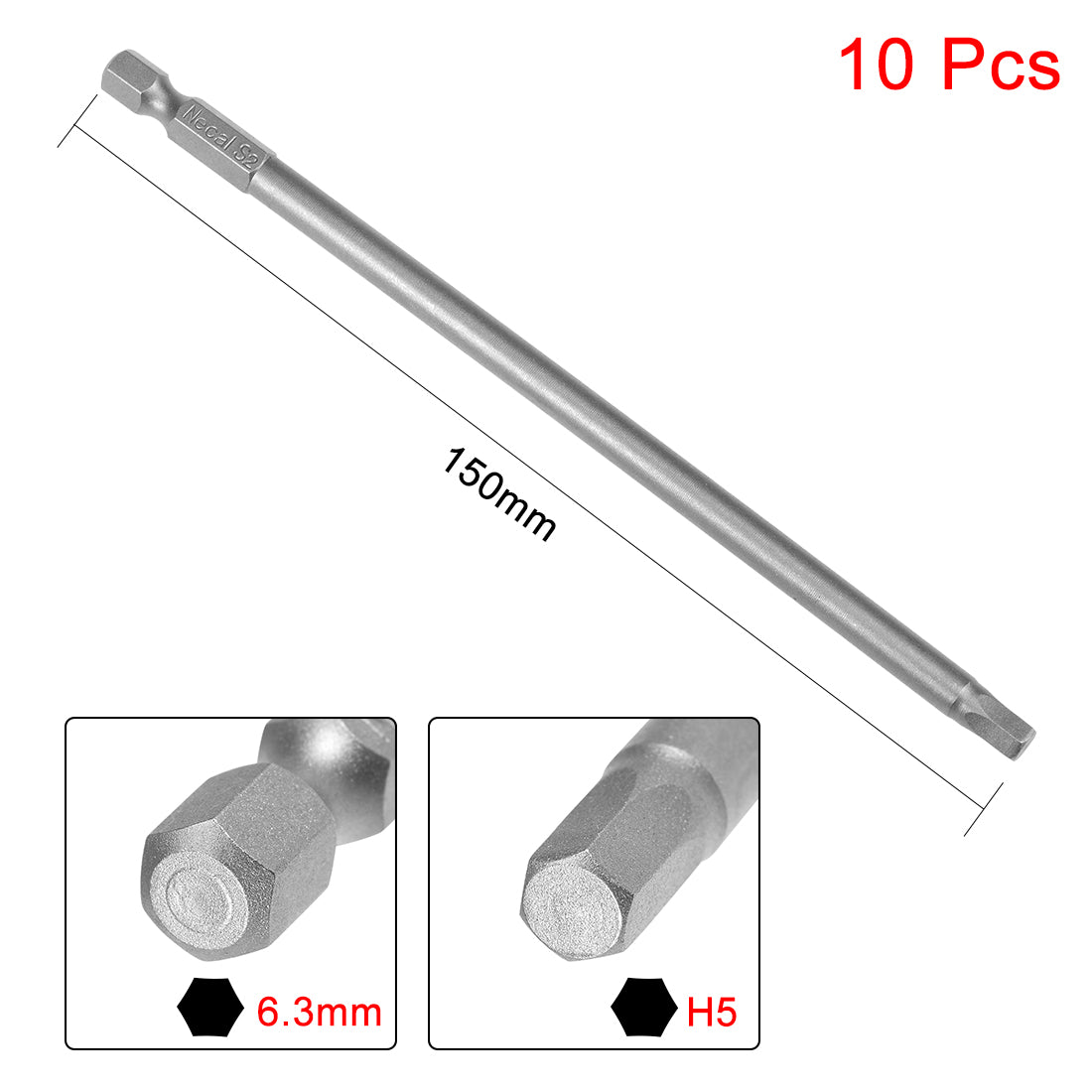 Harfington Magnetic Hex Head Screwdriver Bits, Hex Shank S2 Power Tools