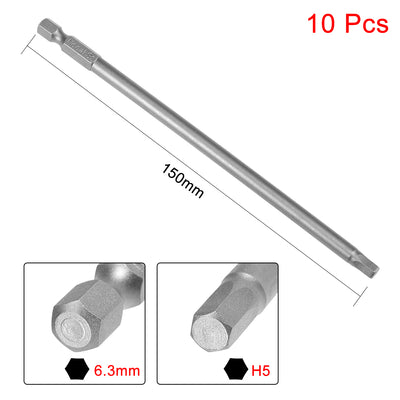 Harfington Magnetic Hex Head Screwdriver Bits, Hex Shank S2 Power Tools